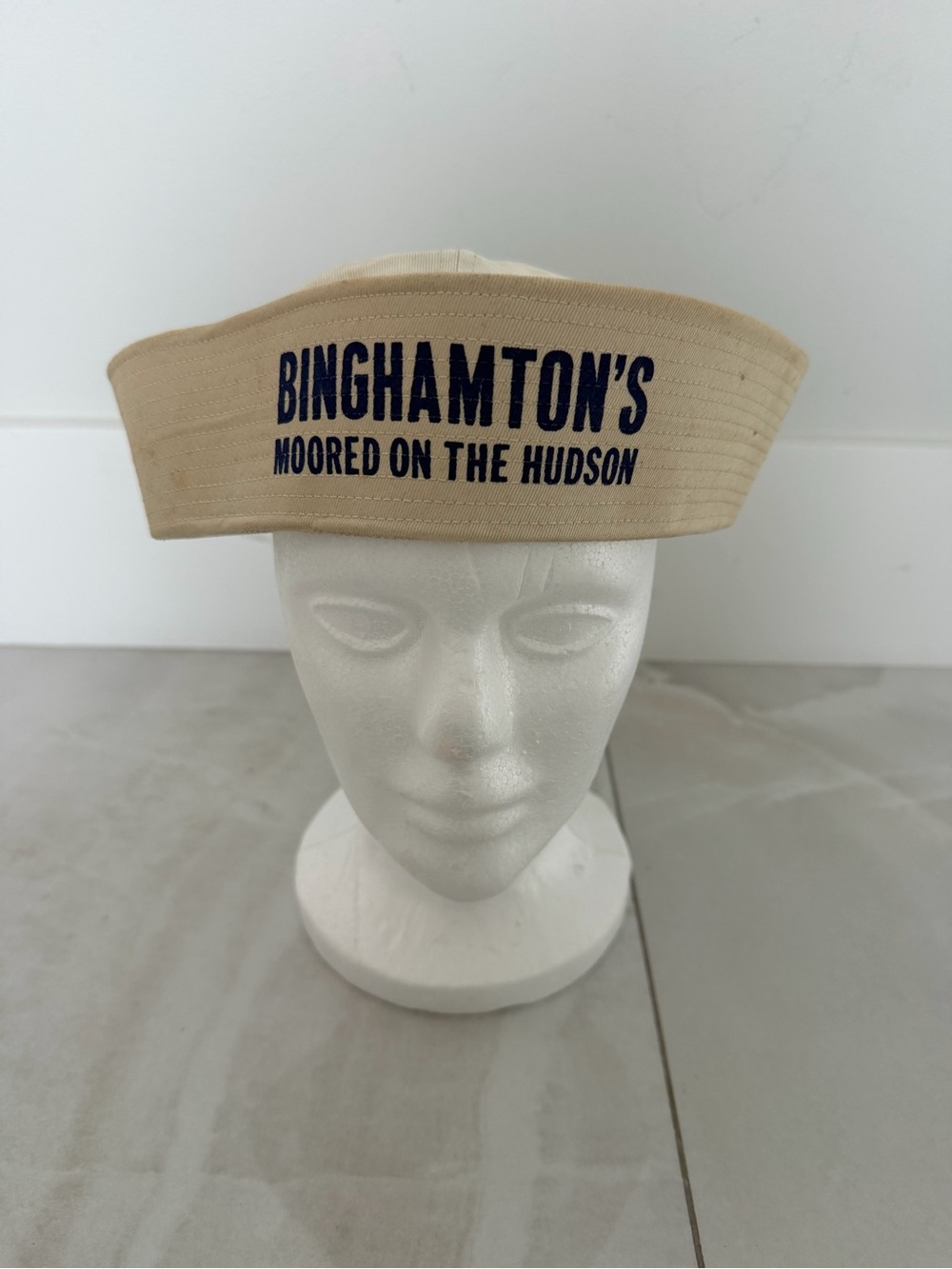 RARE Vintage 1980 “Binghamton's Moored on the Hudson” Sailor Cap Dismantled 2017